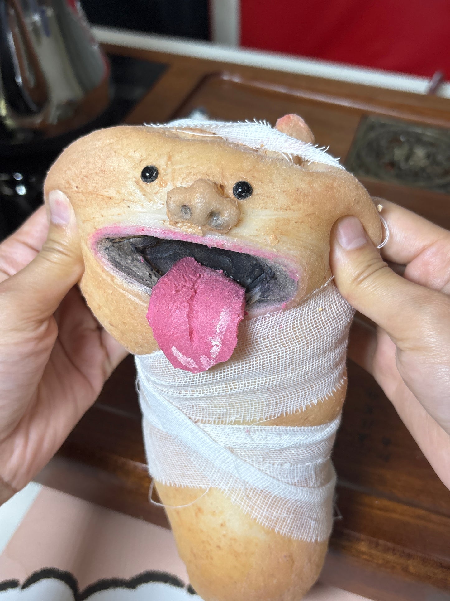 Handcrafted Bandaged Foot Stress Relief Squeeze Toy - Creative Handmade, Stress-Relief Must-Have, Office Essential (700g)