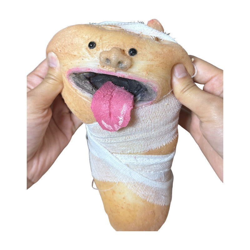 Handcrafted Bandaged Foot Stress Relief Squeeze Toy - Creative Handmade, Stress-Relief Must-Have, Office Essential (700g)
