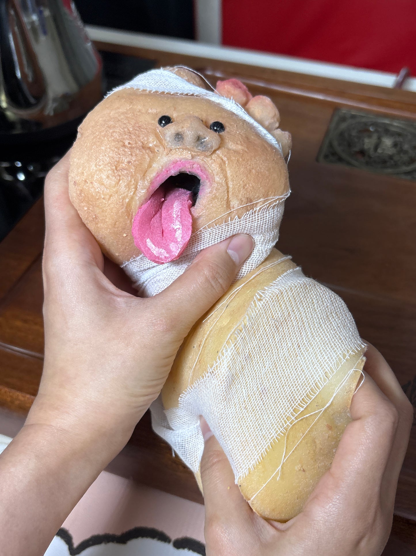 Handcrafted Bandaged Foot Stress Relief Squeeze Toy - Creative Handmade, Stress-Relief Must-Have, Office Essential (700g)