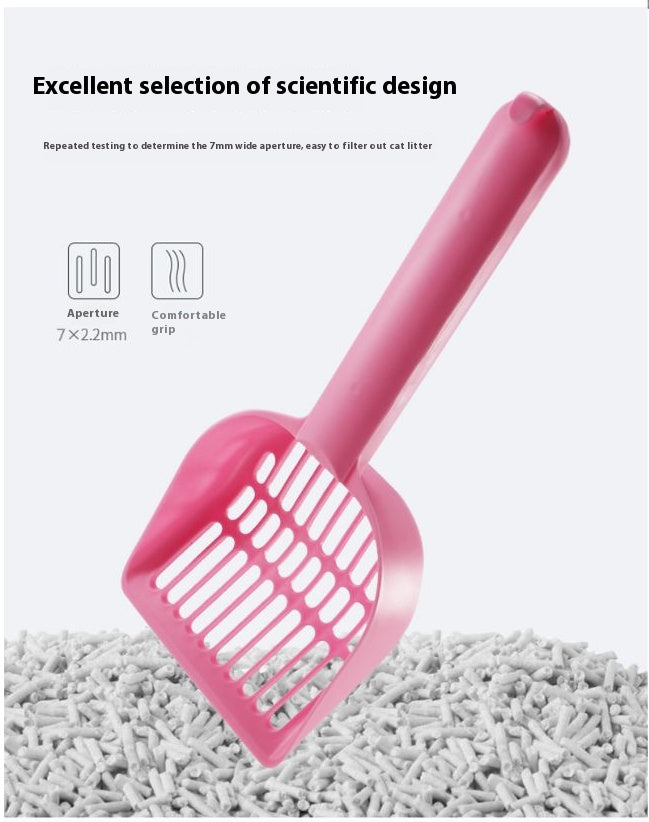 Durable Cat Litter Scoop, Made with Thickened Hard Plastic, Resistant to Deformation, for Easier Cat Litter Cleaning
