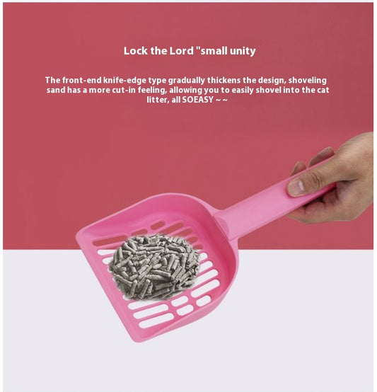 Durable Cat Litter Scoop, Made with Thickened Hard Plastic, Resistant to Deformation, for Easier Cat Litter Cleaning