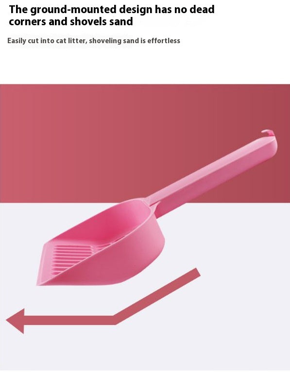 Durable Cat Litter Scoop, Made with Thickened Hard Plastic, Resistant to Deformation, for Easier Cat Litter Cleaning