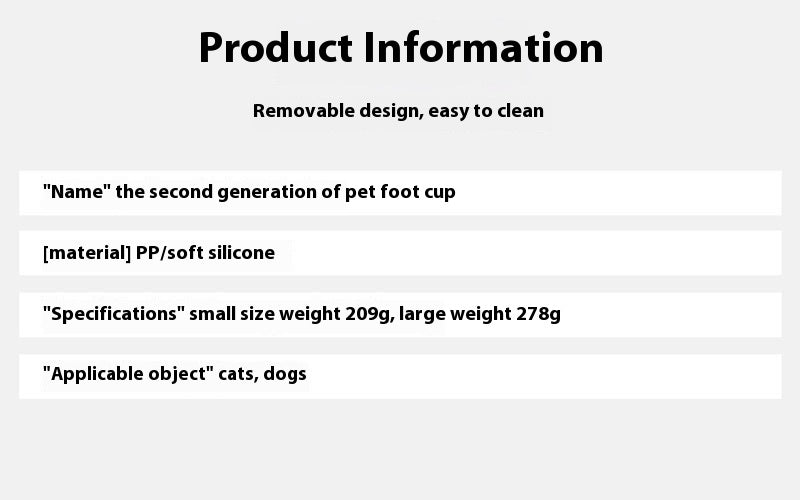 Pet Foot Cleaning Magic Tool: Cat Cleaning Paw Washer, Dog Silicone Foot Cup, Semi-Automatic Design