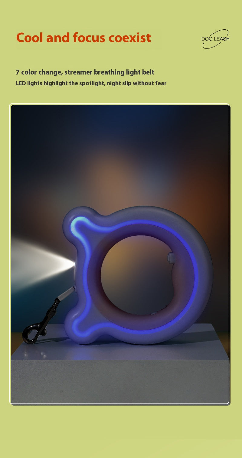 New Retractable Leash with Lighting Feature: A New Choice for Safe Pet Walking